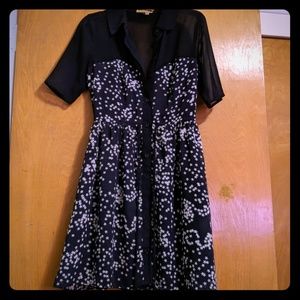 Princess Vera Wang Dress Size 0 Navy Stars